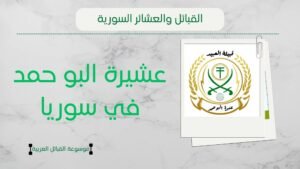 عشيرة البو حمد في سوريا | أصل البوحمد وشيخهم وانتشارهم